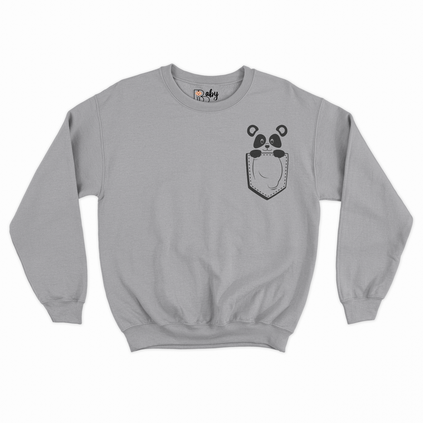 Panda Pocket Printed Boy's Sweatshirt