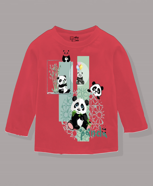 Five Panda Bitter Sweet Full Sleeves Boys T-shirt