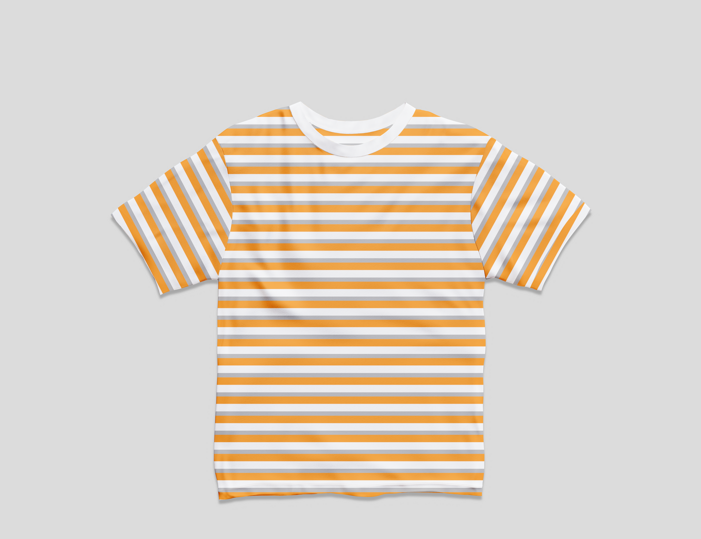 Yellow Stripe Half Sleeve T-Shirt & Short Set