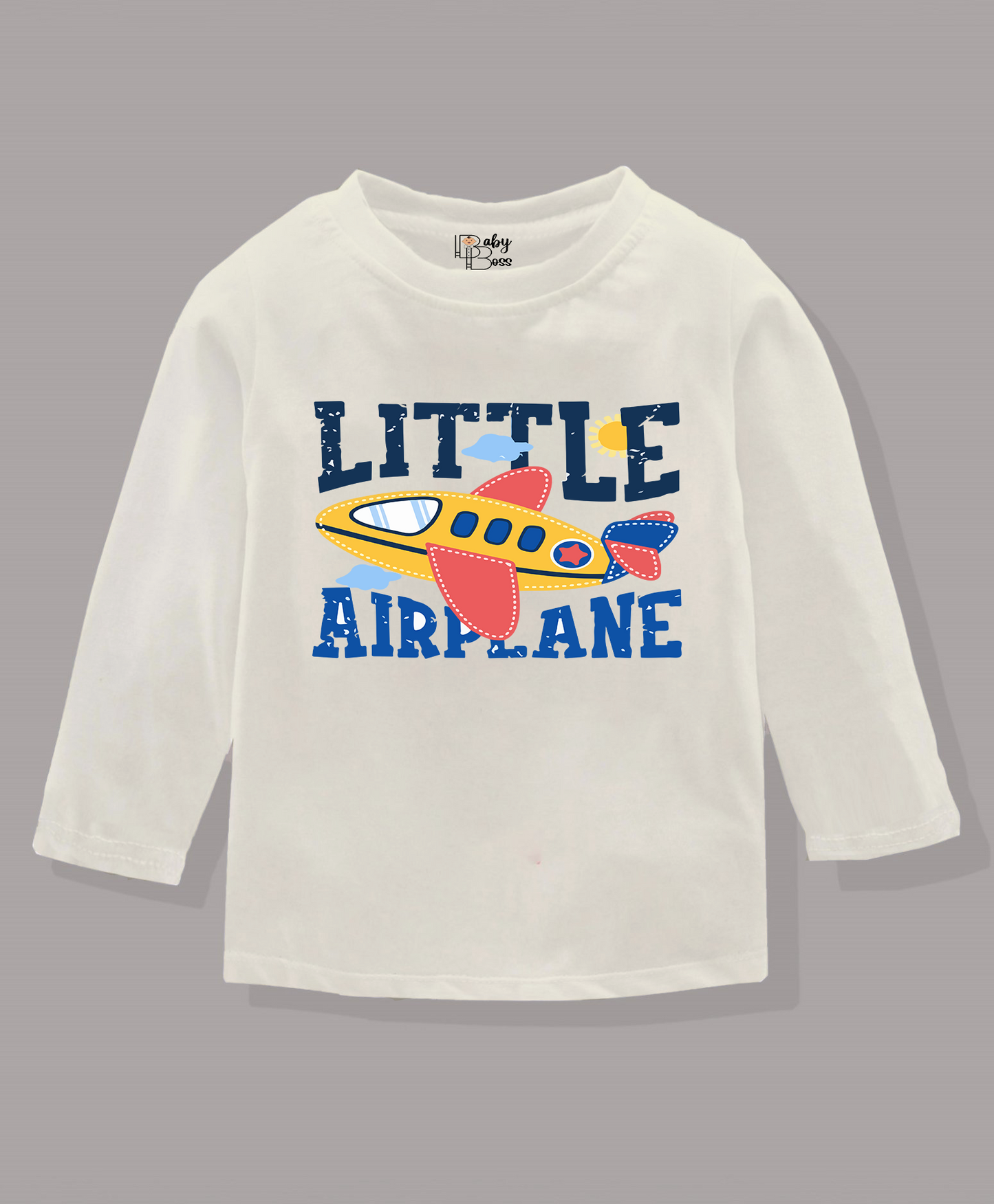 Little AirpLane Vanilla Ice Full Sleeves Boys T-shirt