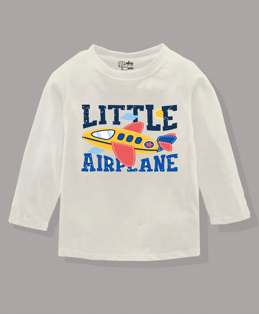 Little AirpLane Vanilla Ice Full Sleeves Boys T-shirt