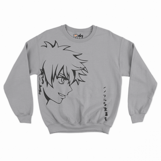 Anime Caracter Printed Boy's Sweatshirt