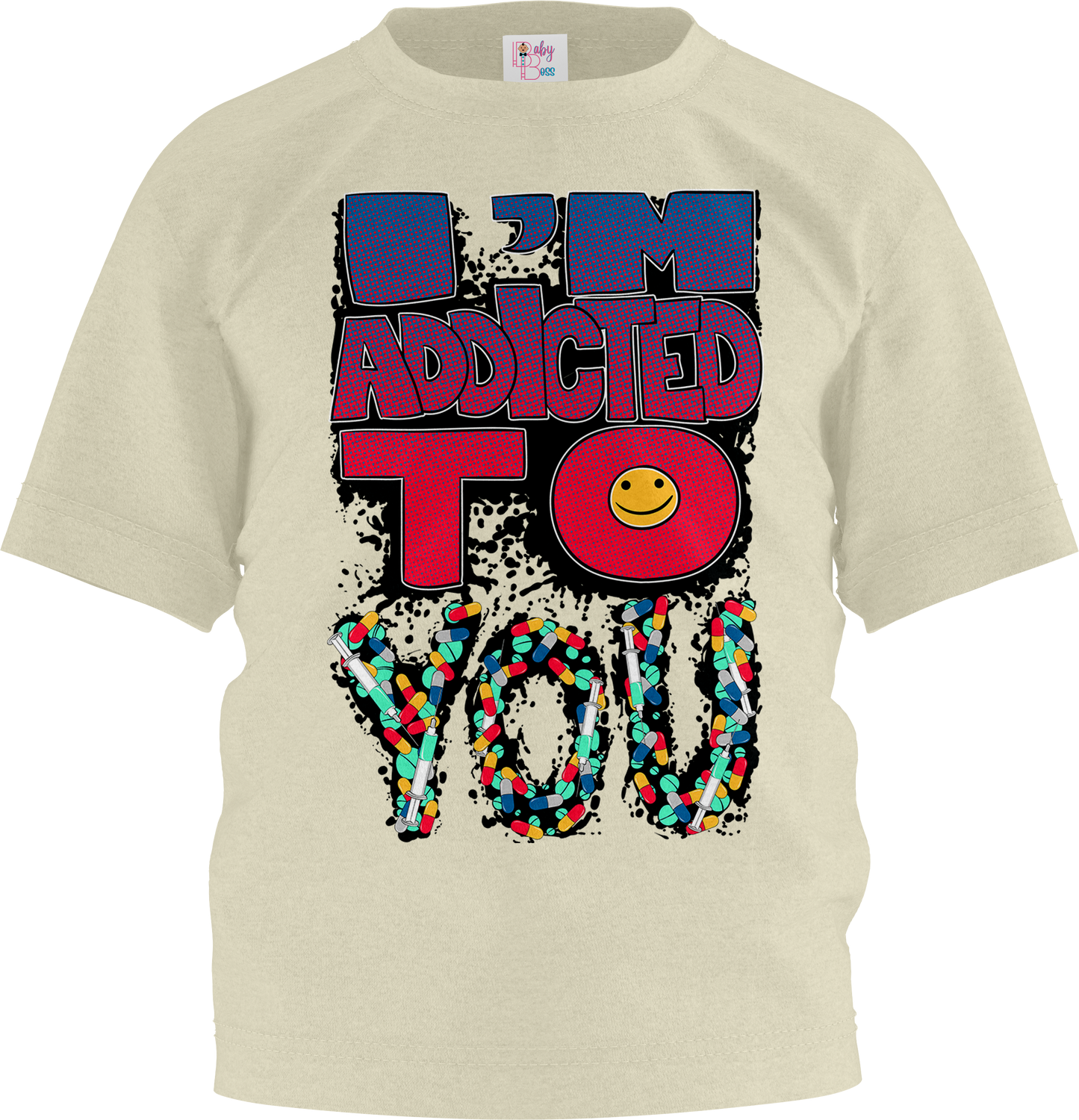 I'm Addicted to You Half Sleeve T-Shirt & Short Set