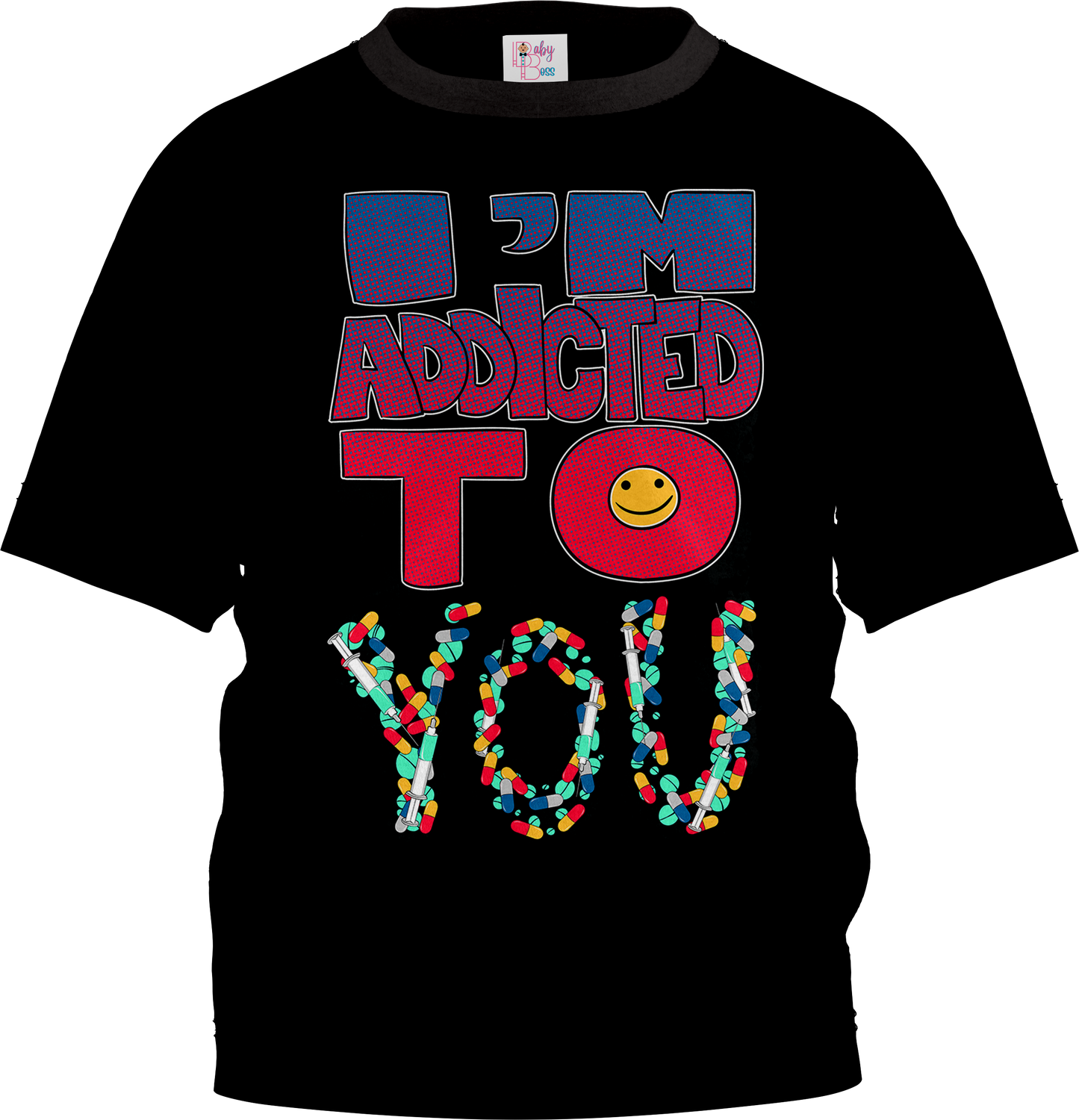 I'm Addicted to You Half Sleeve T-Shirt & Short Set