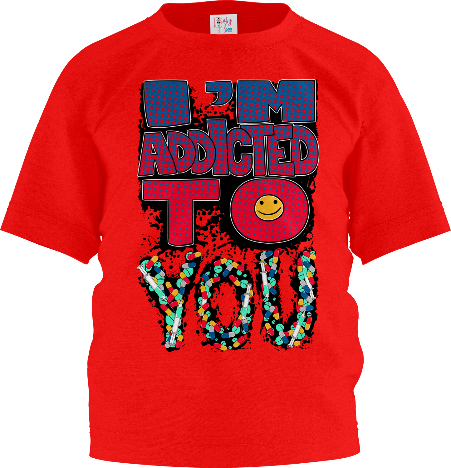 I'm Addicted to You Half Sleeve T-Shirt & Short Set