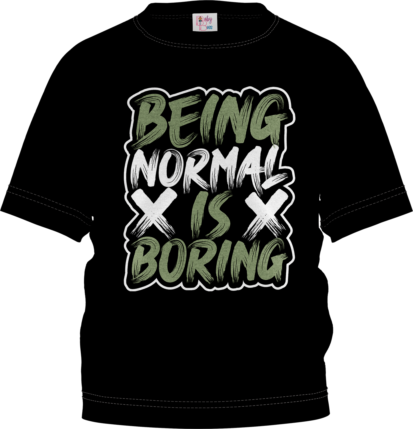 Being Normal is Boring Half Sleeve T-Shirt & Short Set