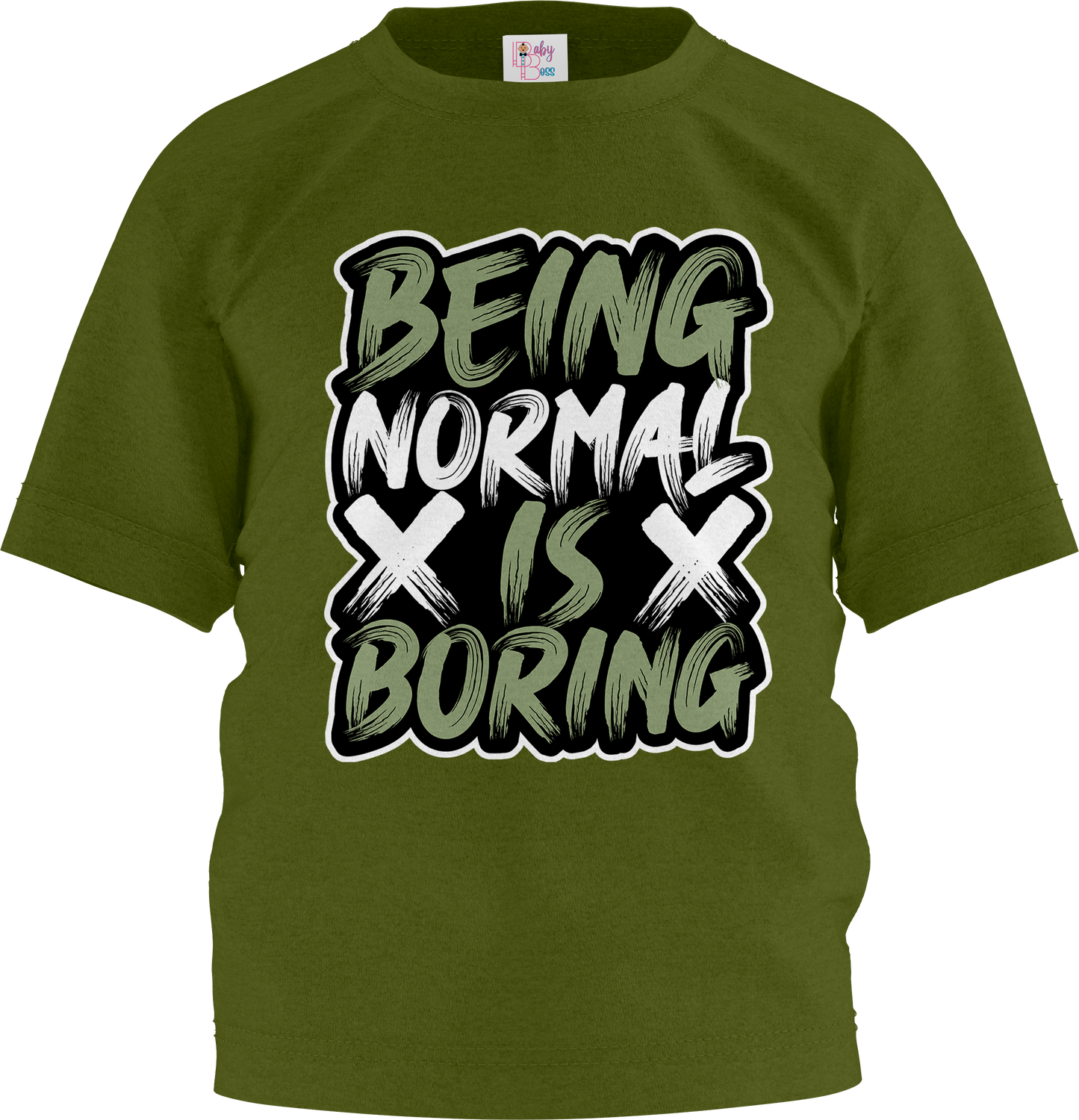 Being Normal is Boring Half Sleeve T-Shirt & Short Set