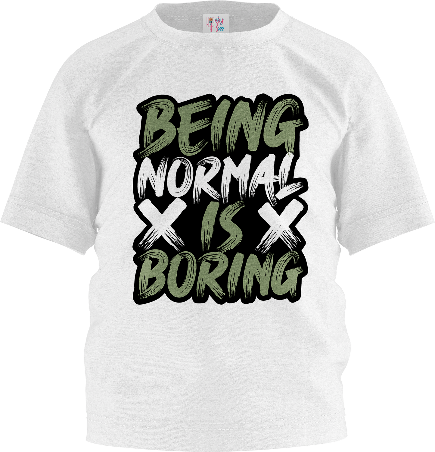 Being Normal is Boring Half Sleeve T-Shirt & Short Set