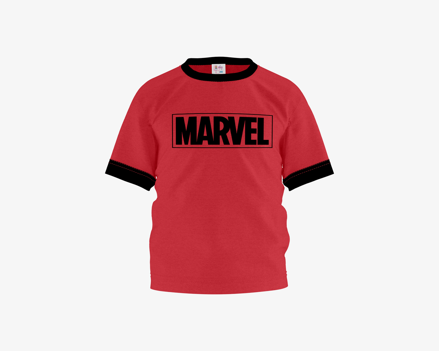 Marvel Red with Black Sleeves Boy's T-shirt