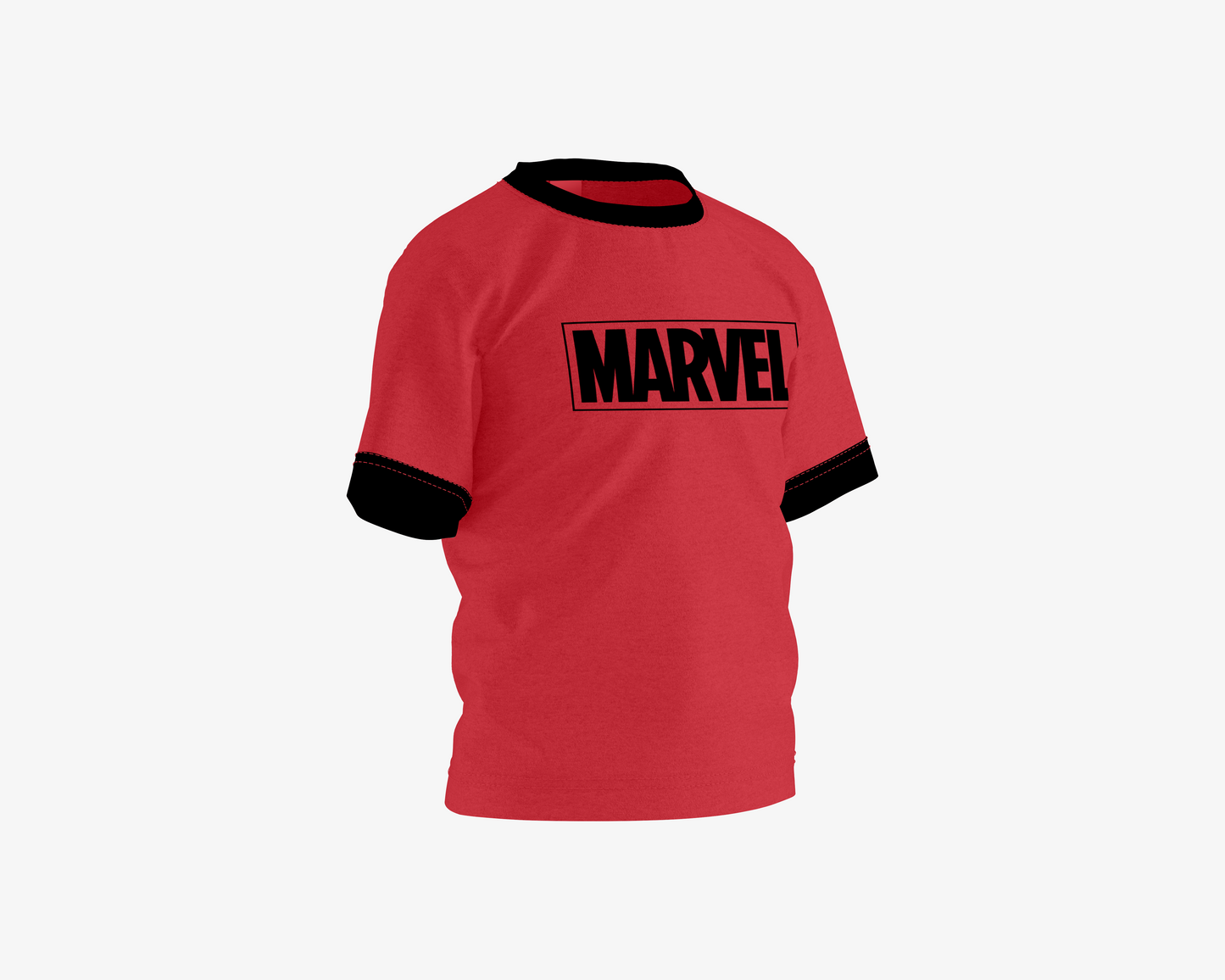 Marvel Red with Black Sleeves Boy's T-shirt