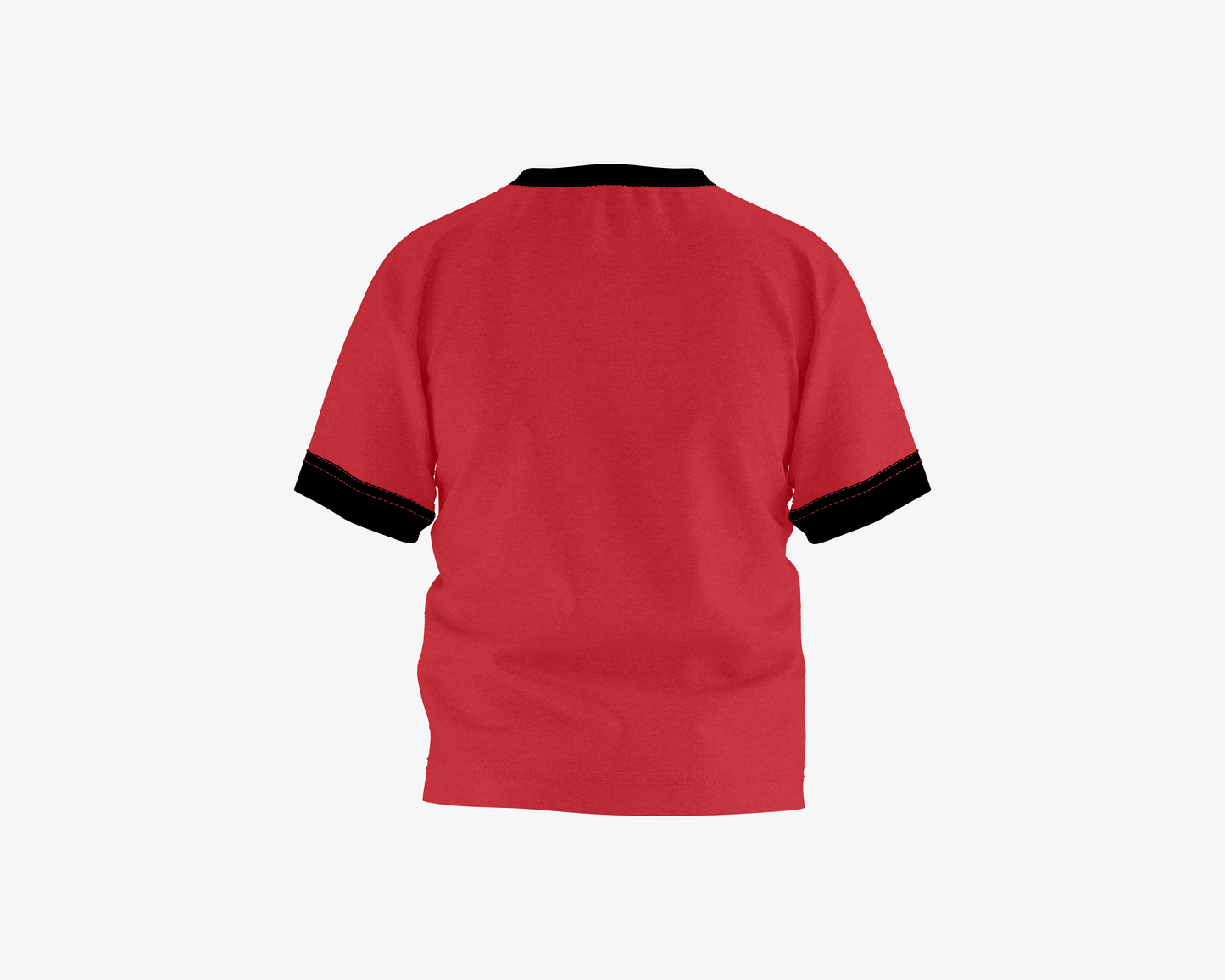 Hey Mickey Red with Black Sleeves Boy's T-shirt