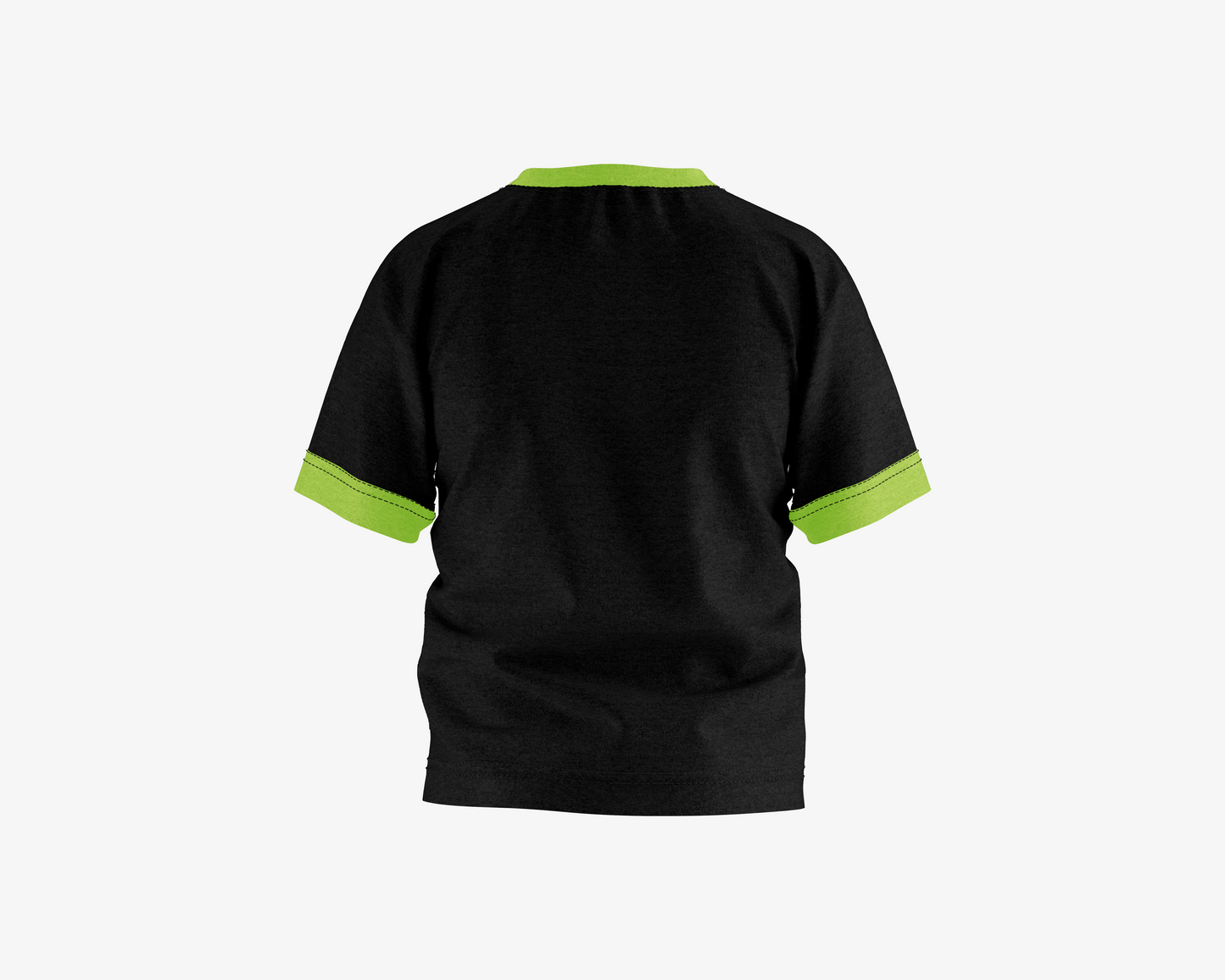 Cool DIno Black with Green Sleeves Boy's T-shirt