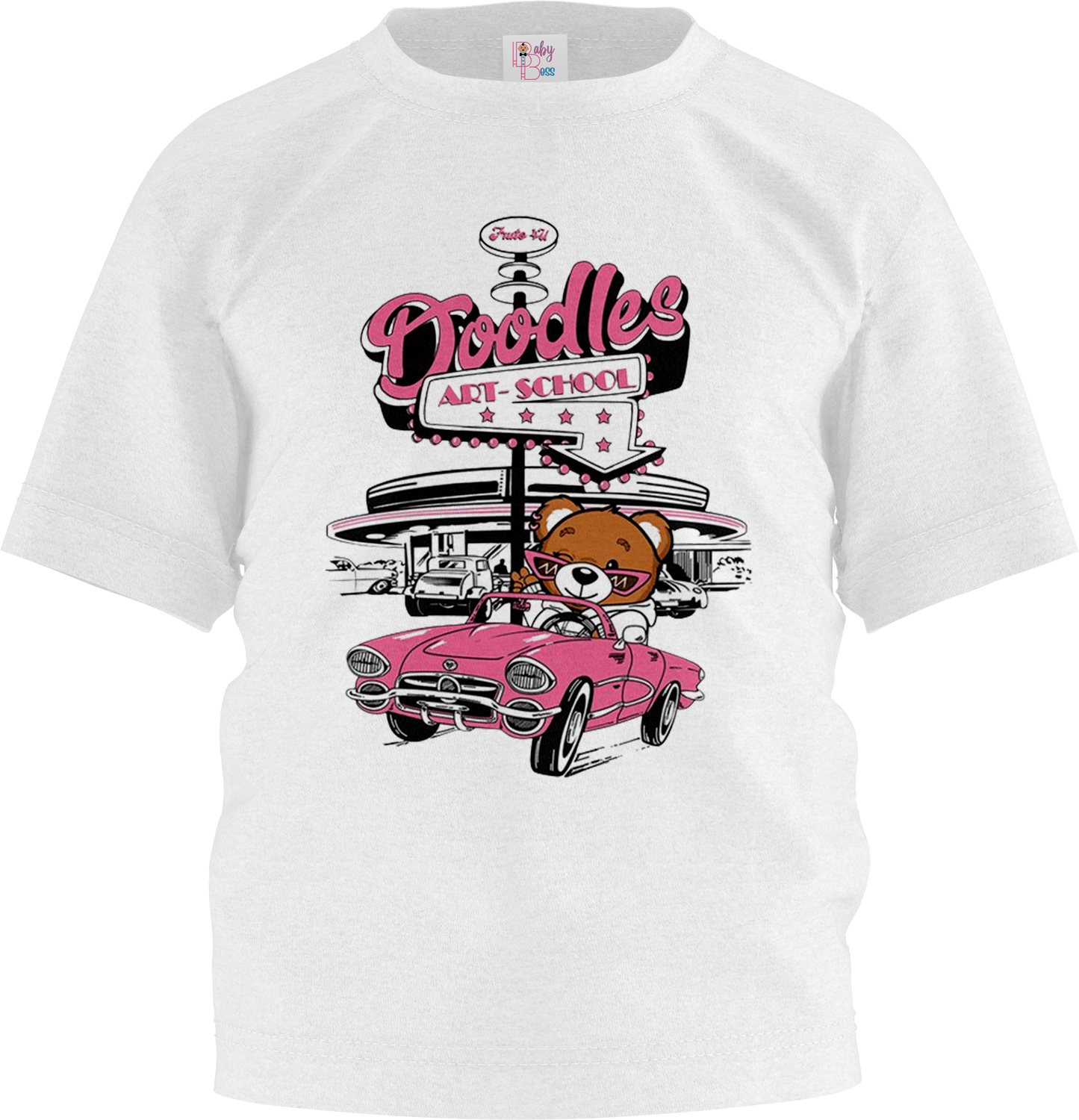 Doodles Half Sleeve T-Shirt & Short Set