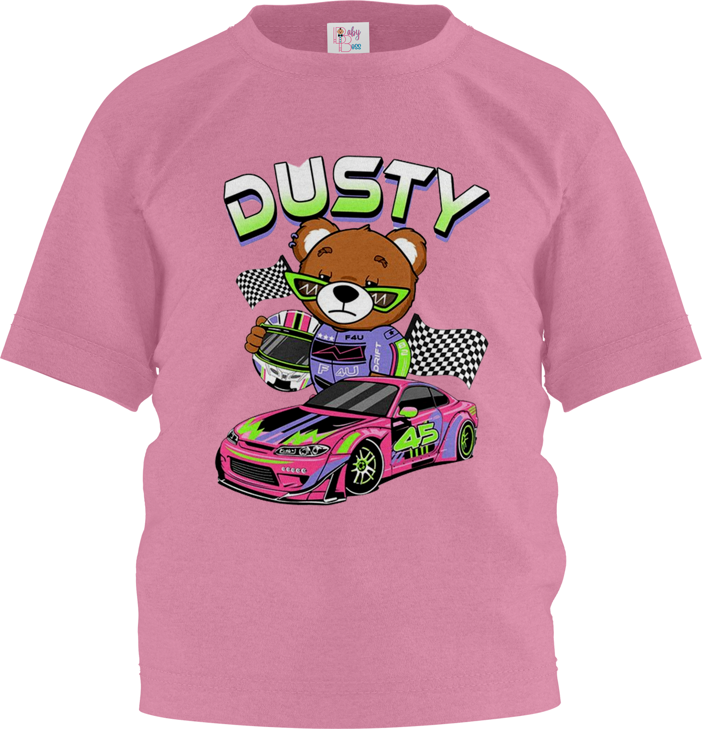 Dusty Car Half Sleeve T-Shirt & Short Set