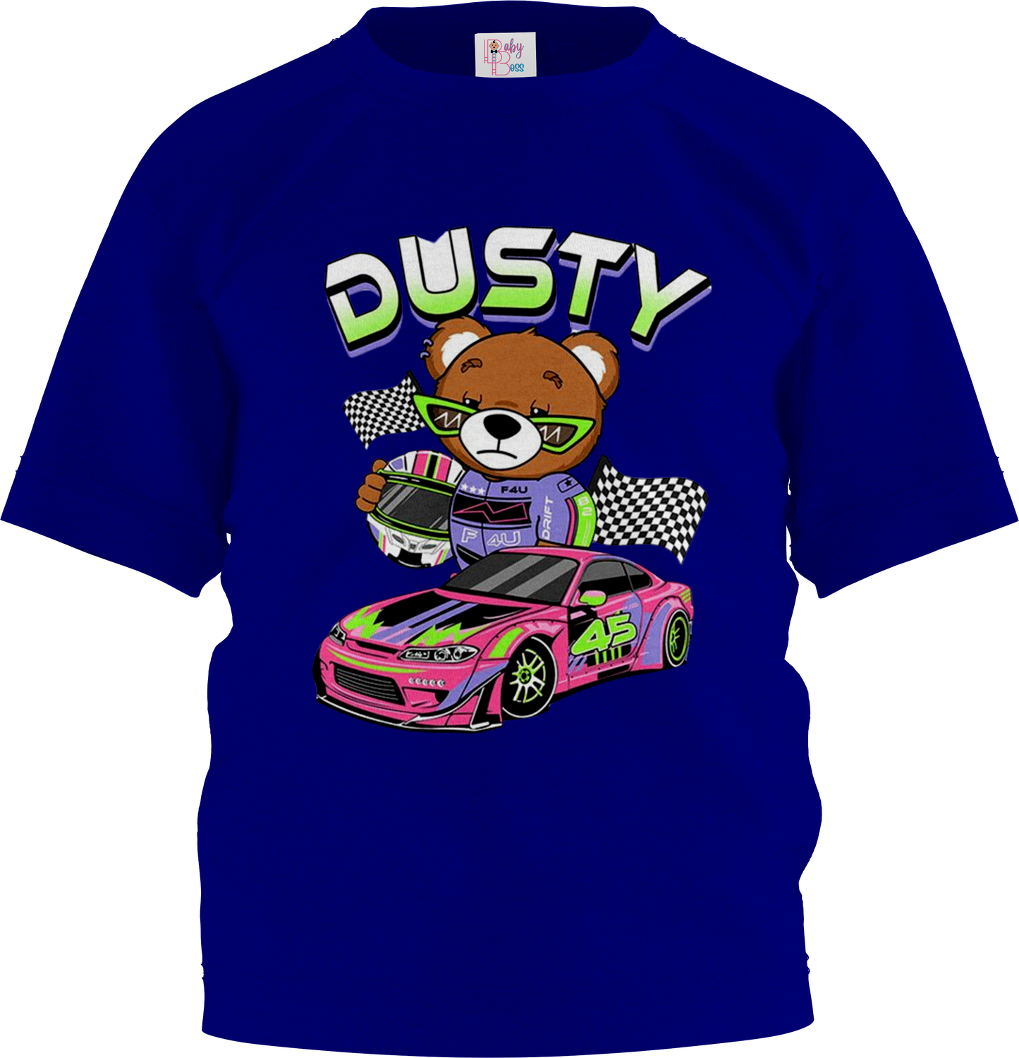 Dusty Car Half Sleeve T-Shirt & Short Set