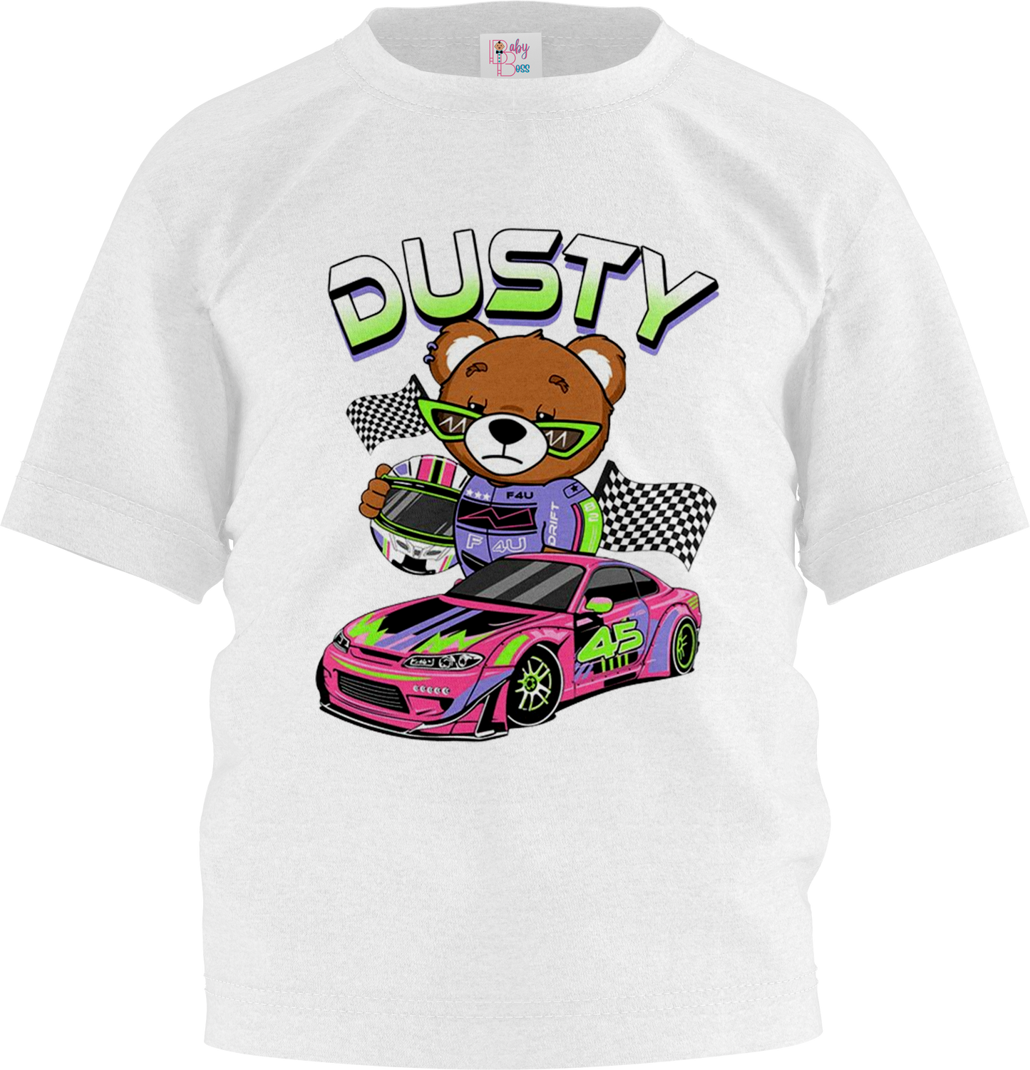 Dusty Car Half Sleeve T-Shirt & Short Set