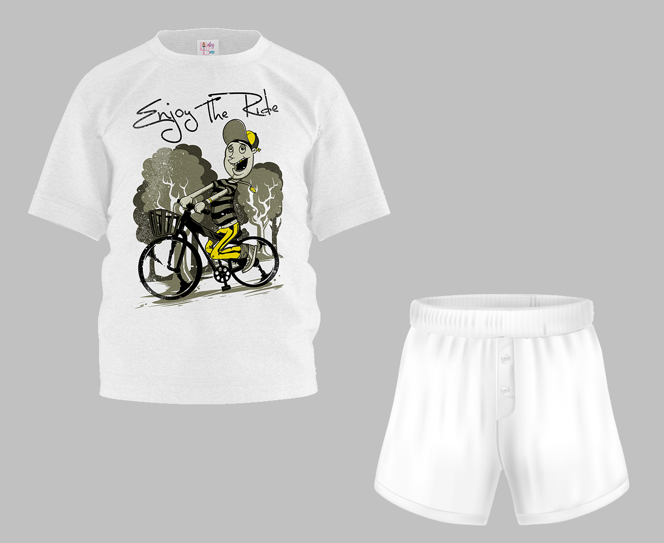 Enjoy the Ride Half Sleeve T-Shirt & Short Set