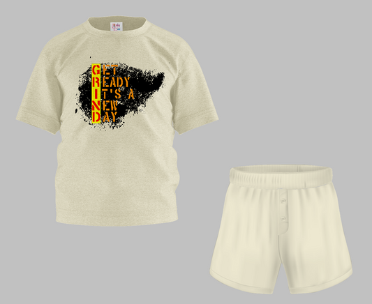 Get Ready Half Sleeve T-Shirt & Short Set