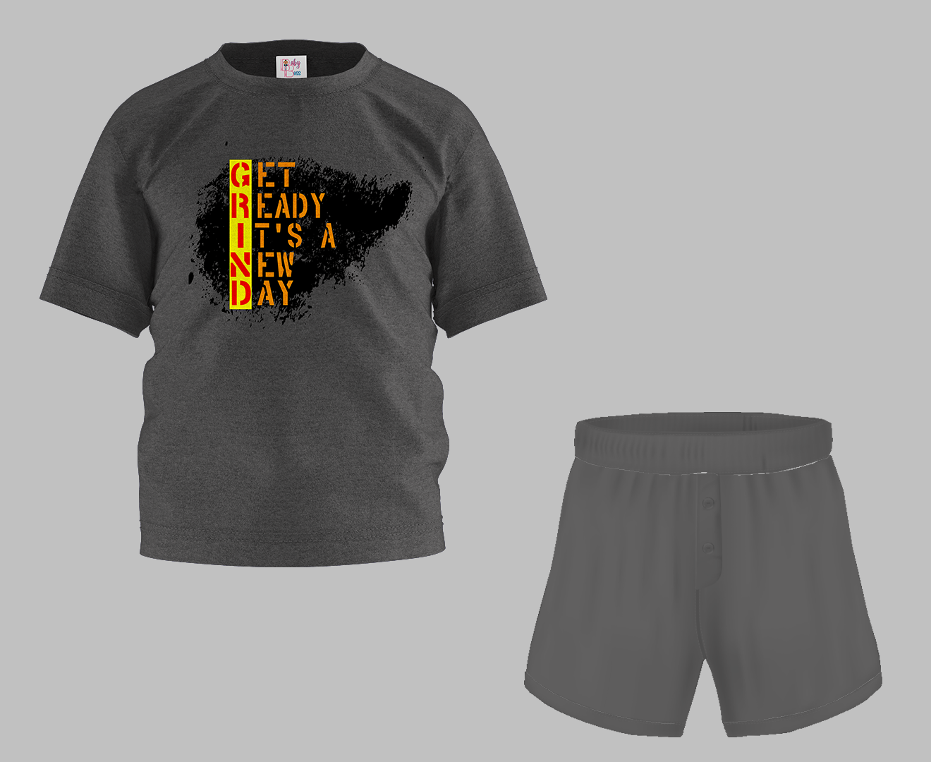 Get Ready Half Sleeve T-Shirt & Short Set