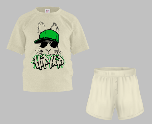 HipHop Half Sleeve T-Shirt & Short Set