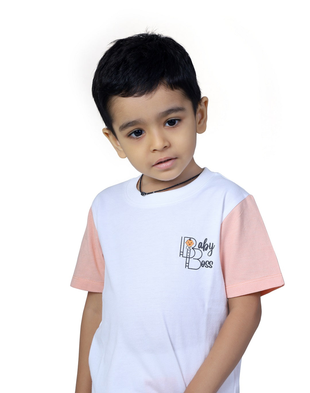 BabyBoss Dual Coloured Block Pattern T-Shirt & Short Set