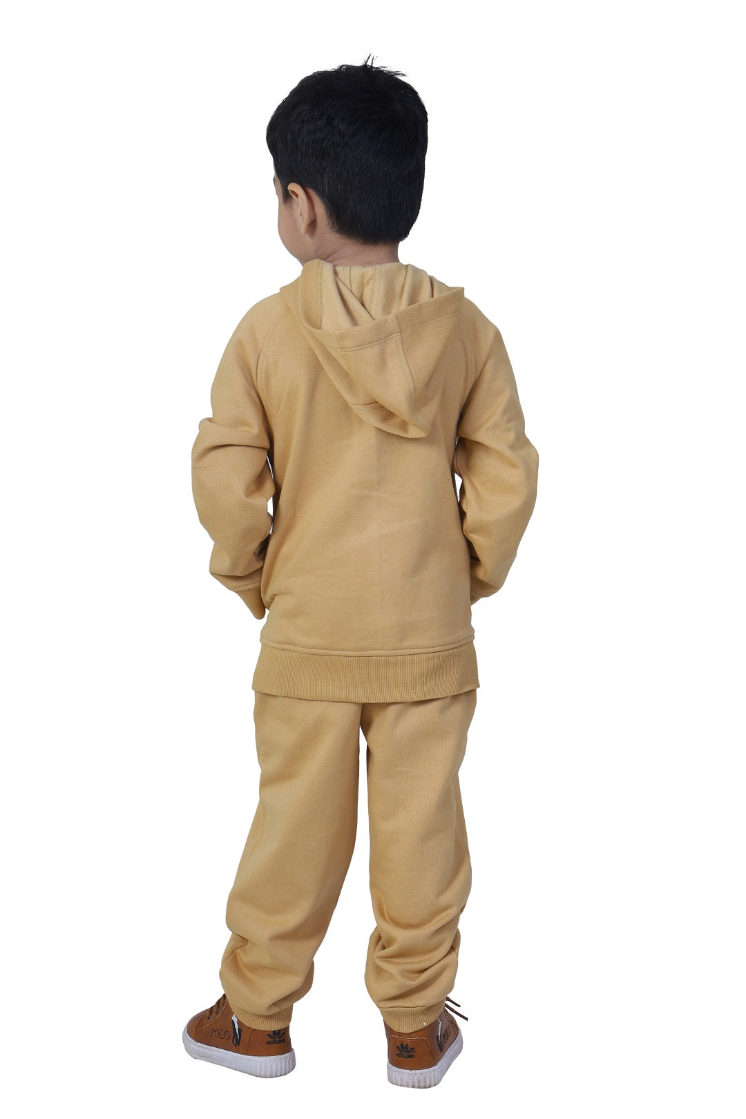 Biege Hoodie Jogger Coord Set