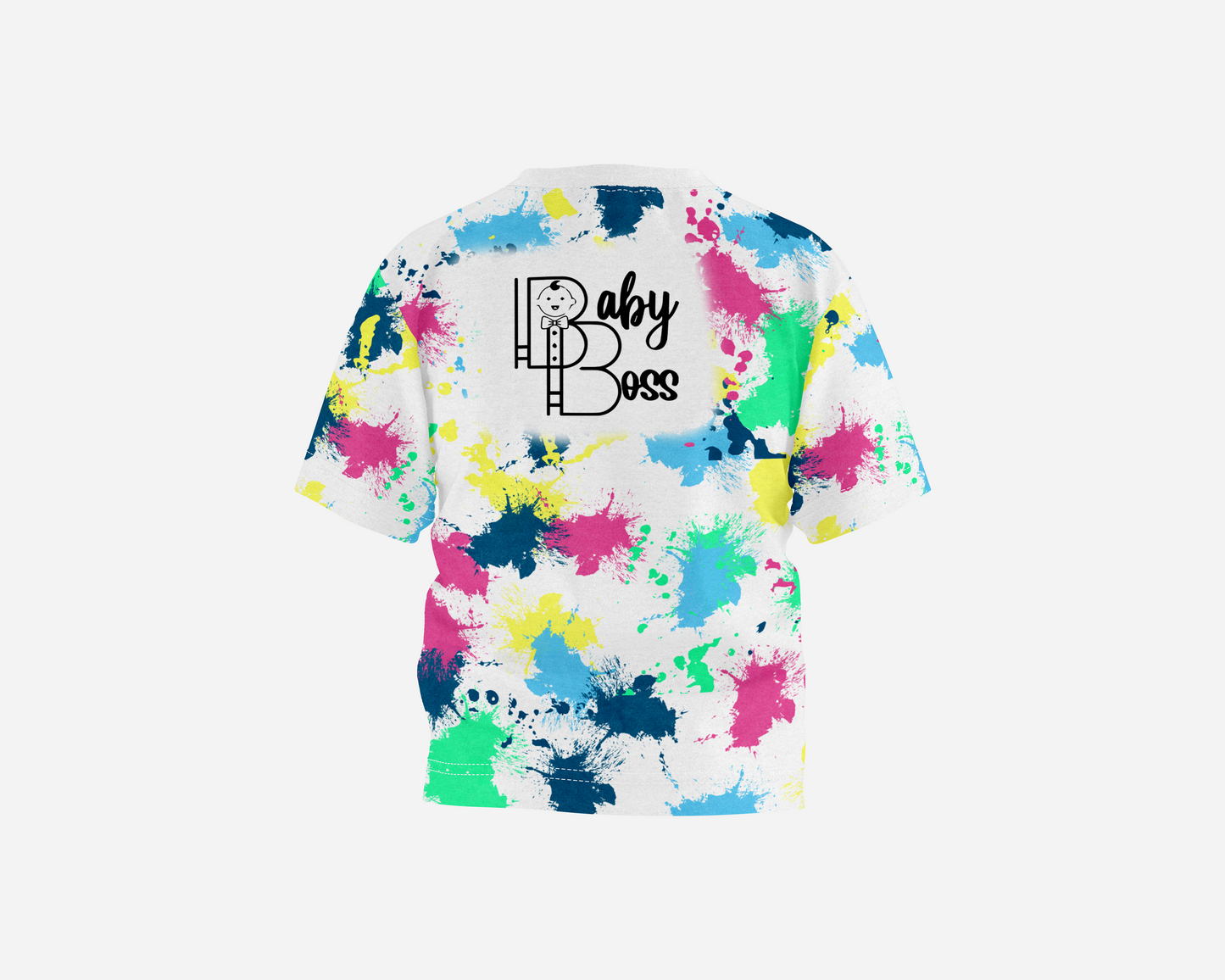 Holi Color Splash AOP Print Family T-shirt