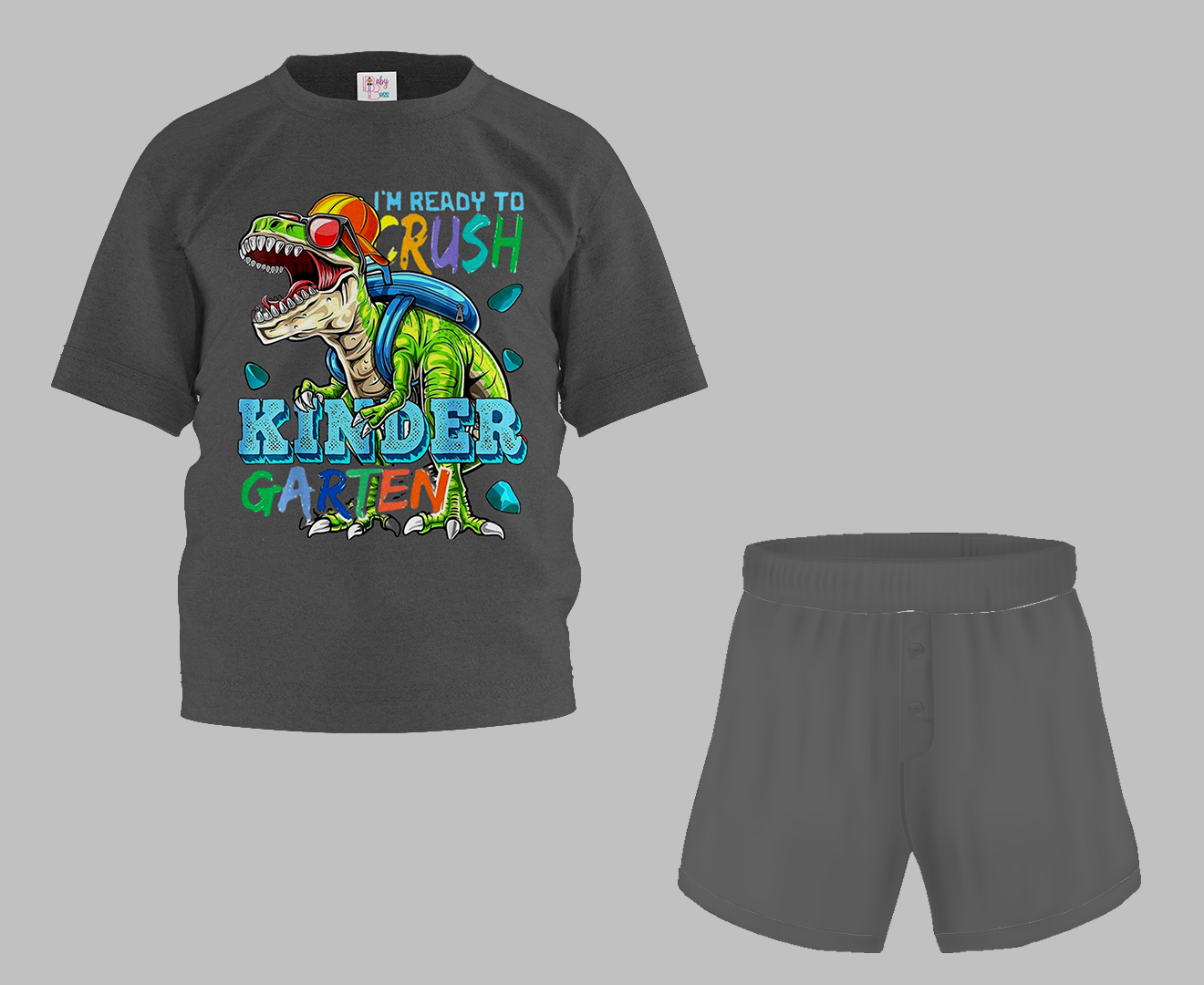 Kinder Garten Half Sleeve T-Shirt & Short Set