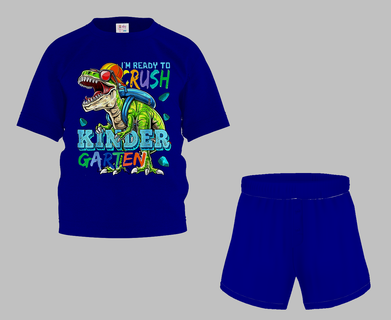 Kinder Garten Half Sleeve T-Shirt & Short Set