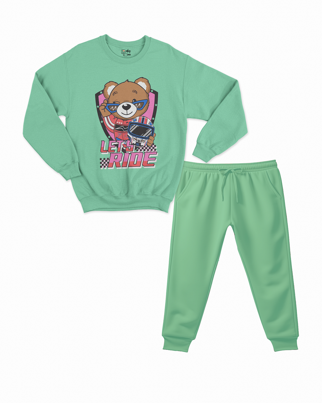 Lets Ride Teddy Co-ord Set