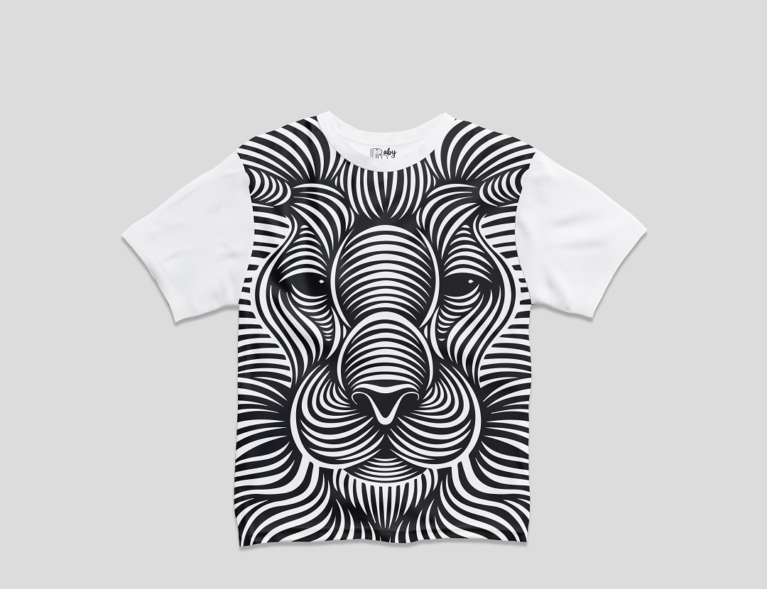 Lion AOP Half Sleeve T-Shirt & Short Set