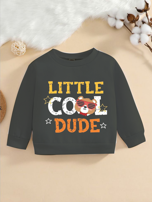 Little Cool Dude Design Sweatshirt