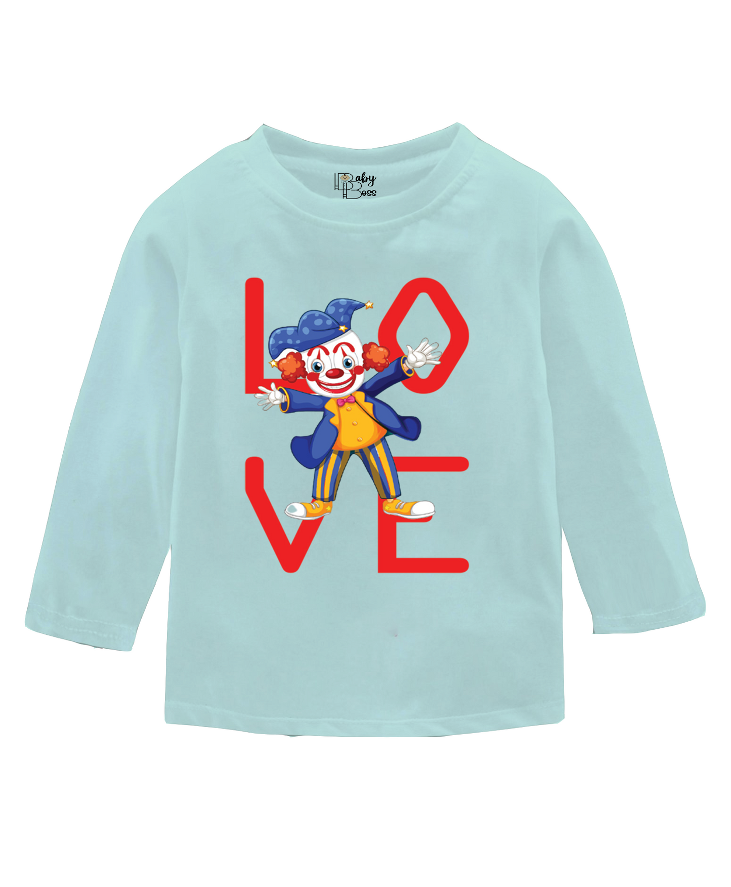 Love Fair Aqua Full Sleeves Boys T-shirt