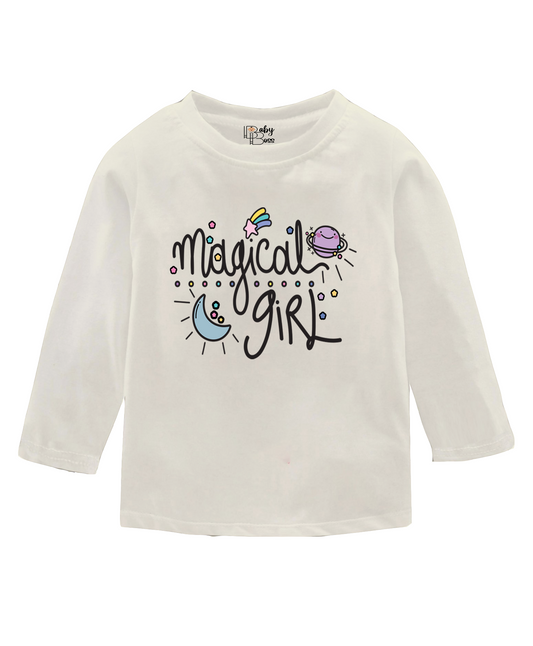 Magical Girl Vanilla Ice Full Sleeves Girls T-shirt