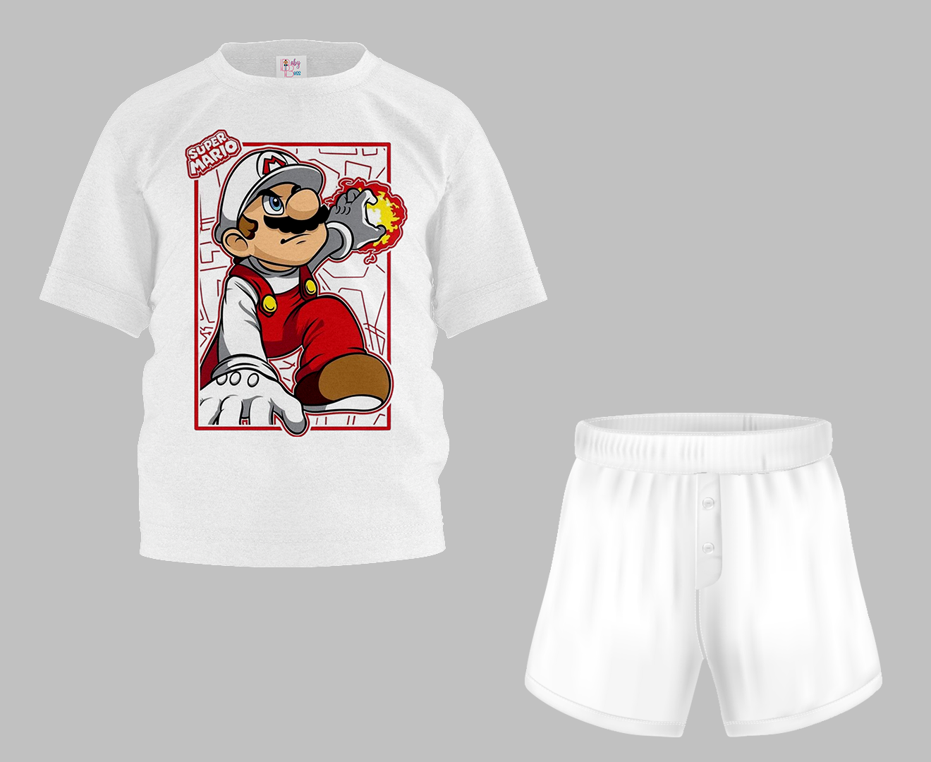 Mario Half Sleeve T-Shirt & Short Set