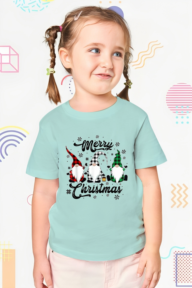 Merry Christmas Santa Half Sleeves T-shirt