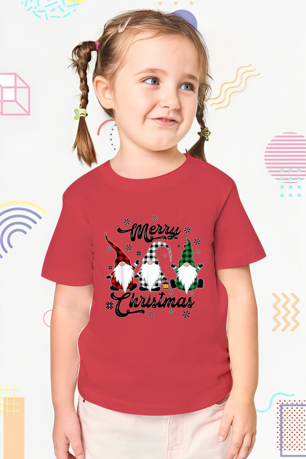 Merry Christmas Santa Half Sleeves T-shirt