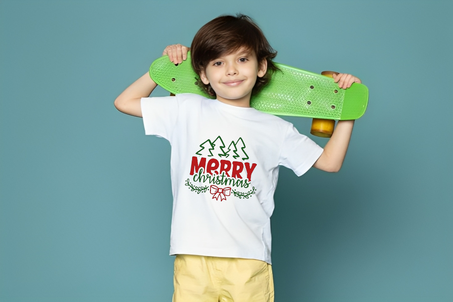 Merry Christmas Half Sleeves T-shirt