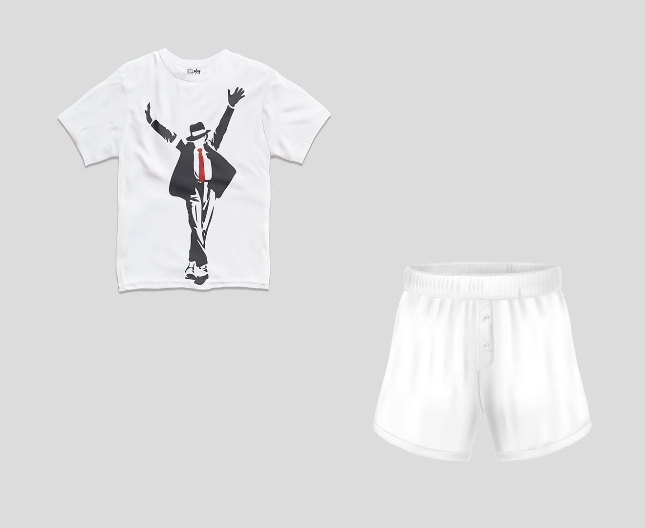 Michael Jackson Half Sleeve T-Shirt & Short Set