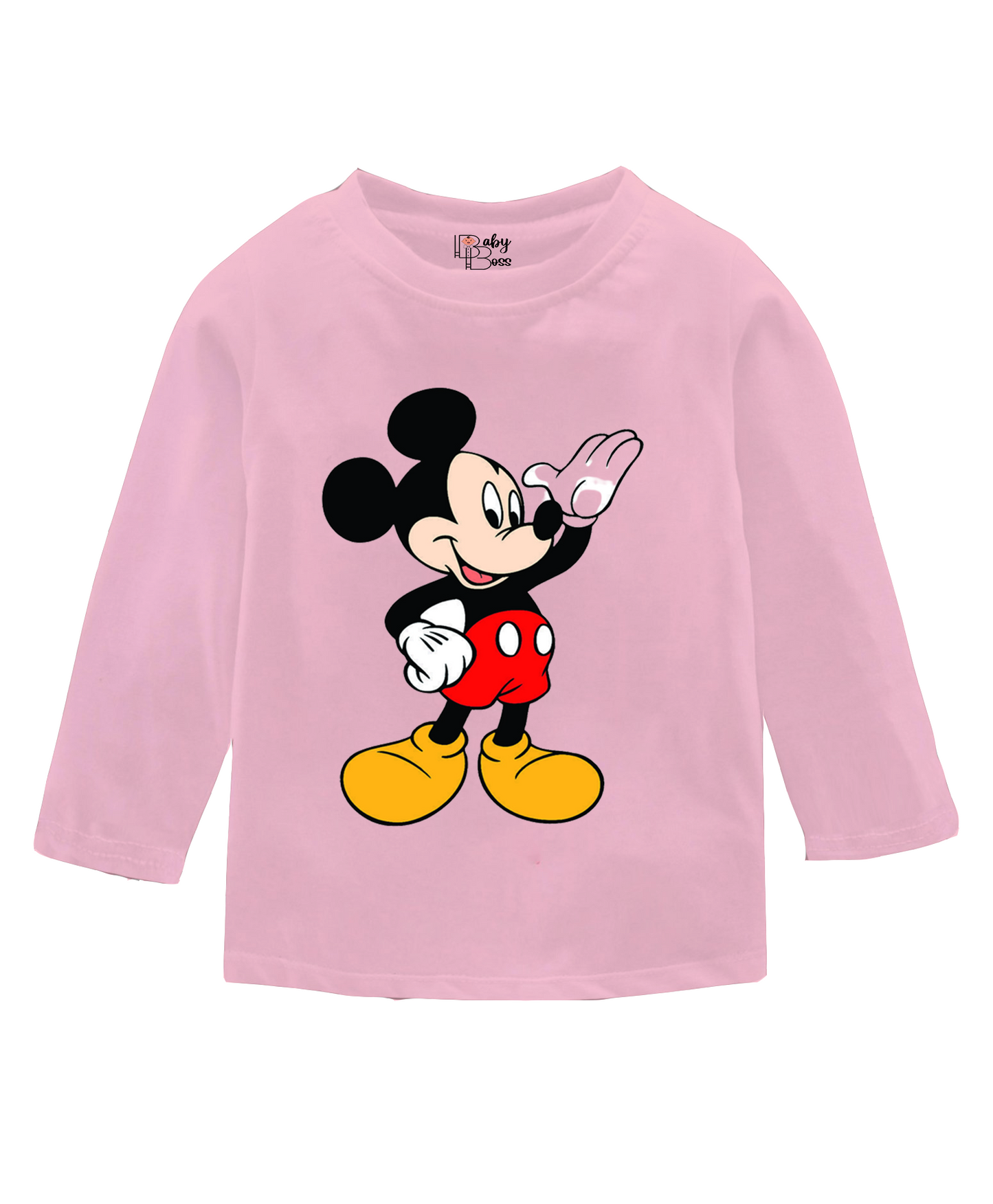 Mickey Rose Shadow Full Sleeves Boys T-shirt