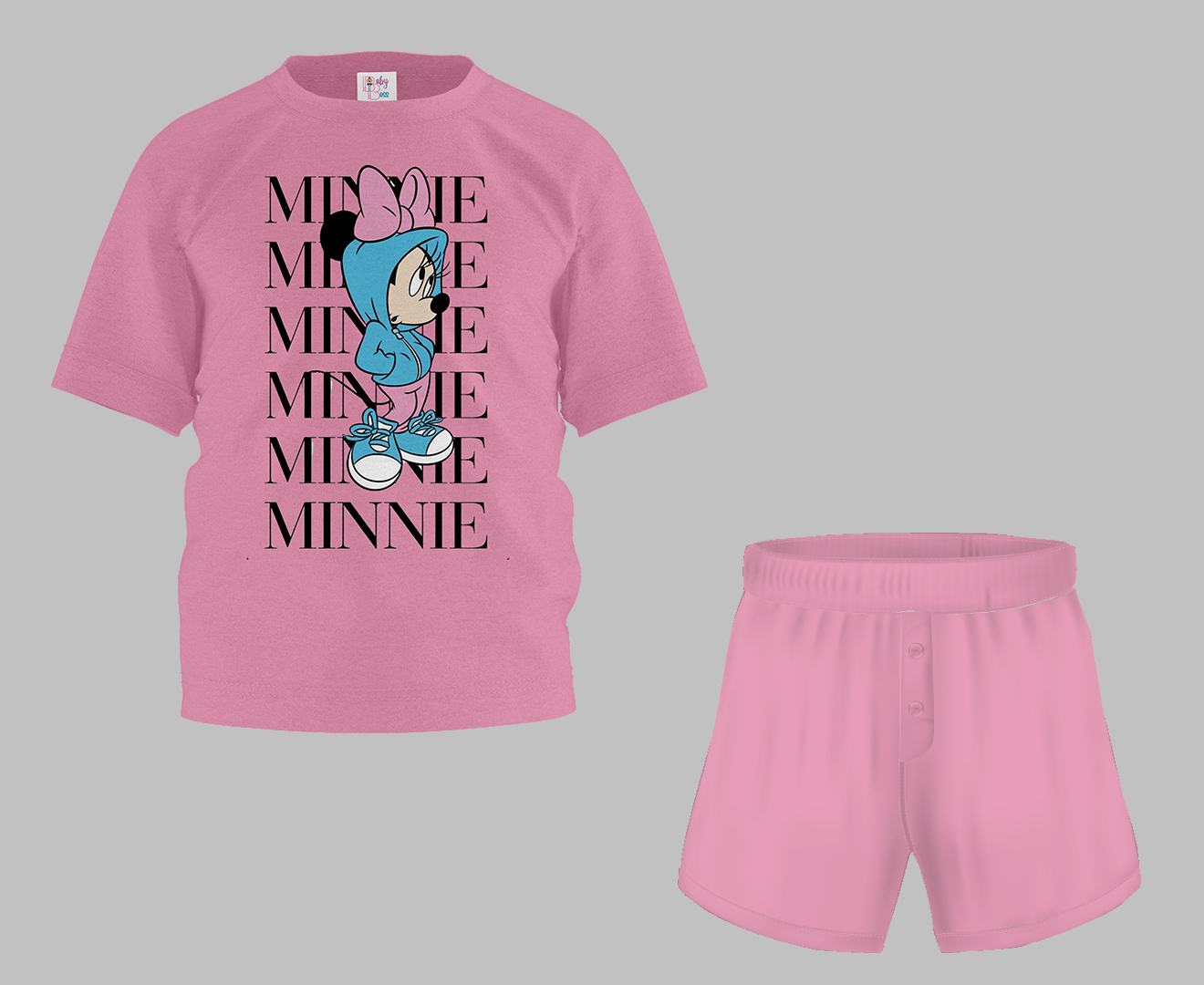 Minnie Half Sleeve T-Shirt & Short Set