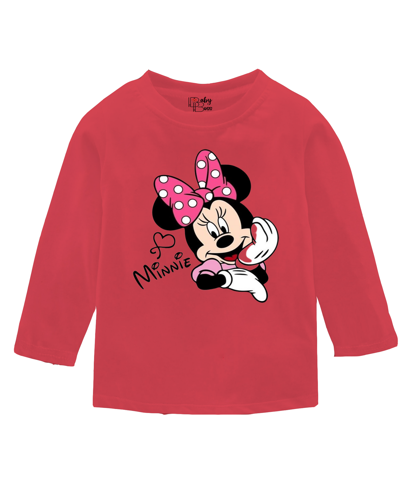 Minnie Bitter Sweet Full Sleeves Girls T-shirt