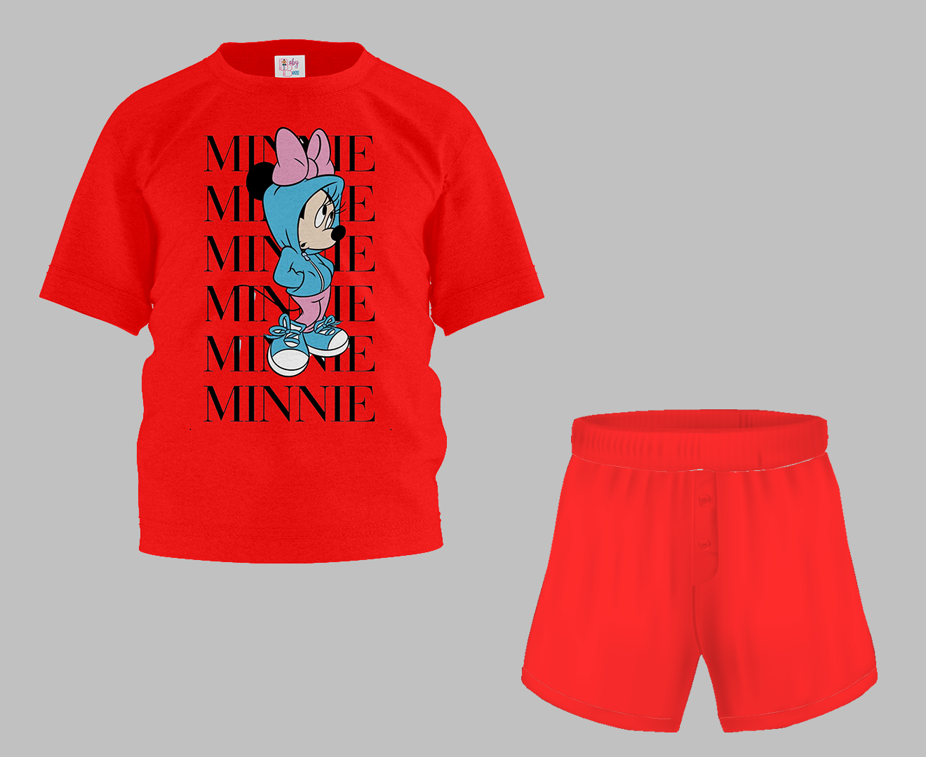 Minnie Half Sleeve T-Shirt & Short Set