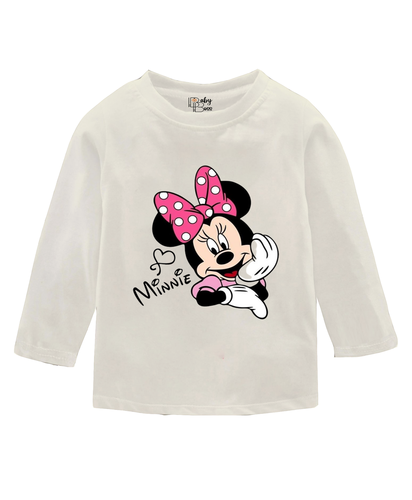 Minnie Vanilla Ice Full Sleeves Girls T-shirt