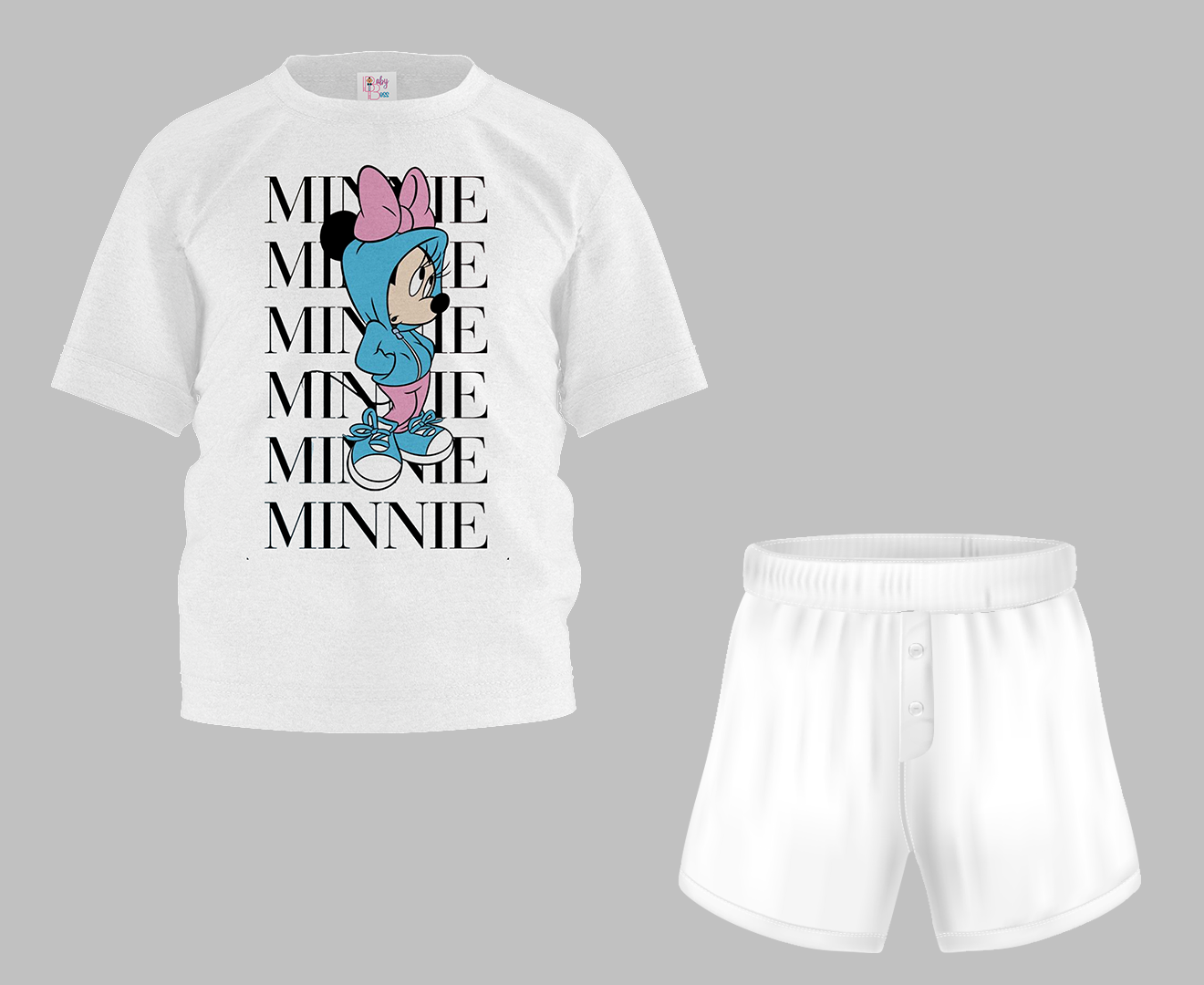 Minnie Half Sleeve T-Shirt & Short Set