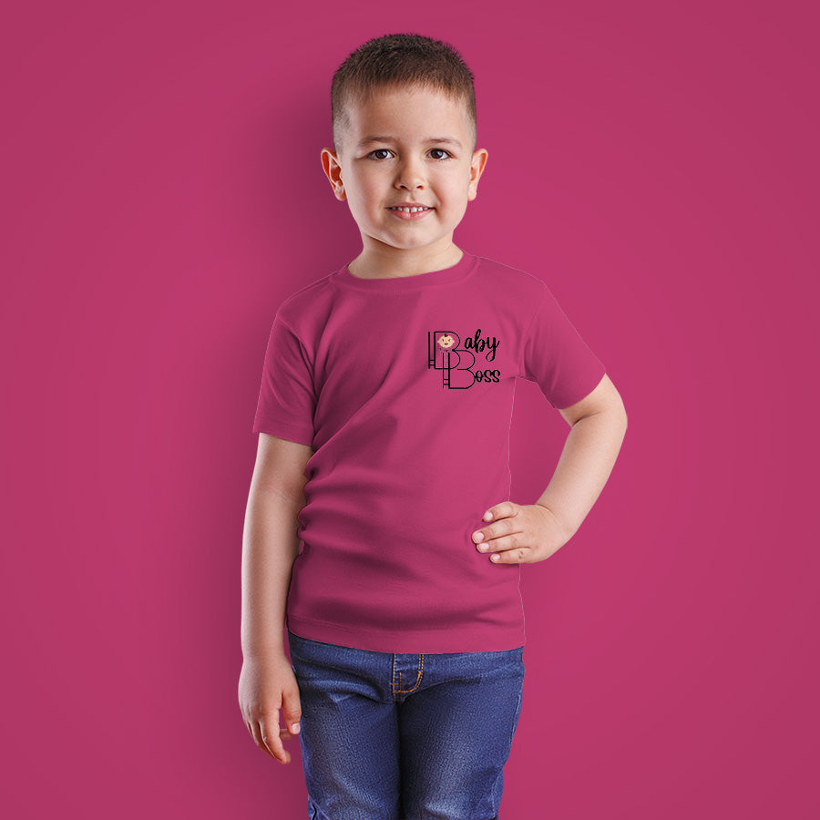 Pack Of 3 Boys T-shirt (Bitter Sweet,Rose Shadow,Pink Peacock)