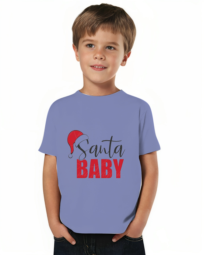 Santa Baby Half Sleeves T-shirt