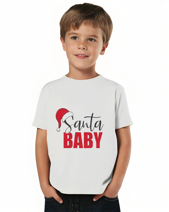 Santa Baby Half Sleeves T-shirt