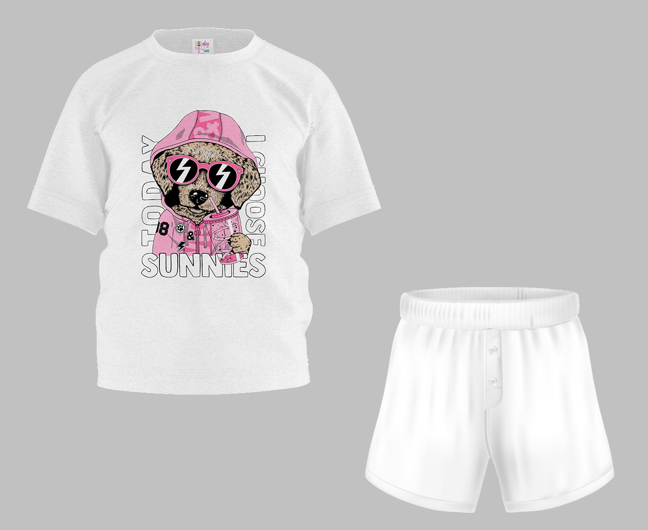 Sunnies Half Sleeve T-Shirt & Short Set