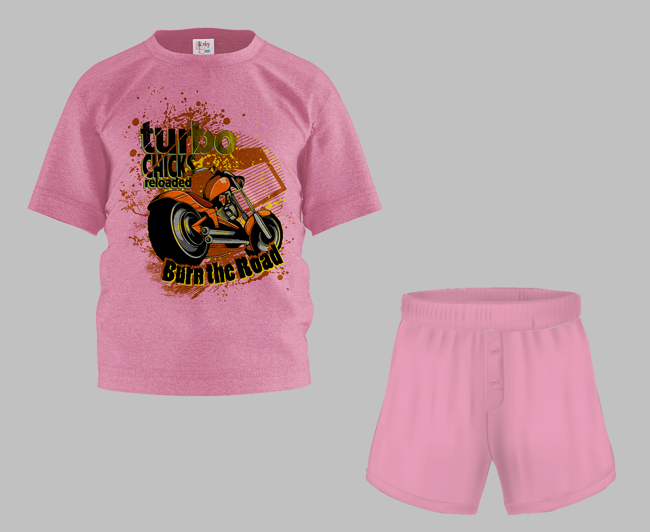 Turbo Half Sleeve T-Shirt & Short Set